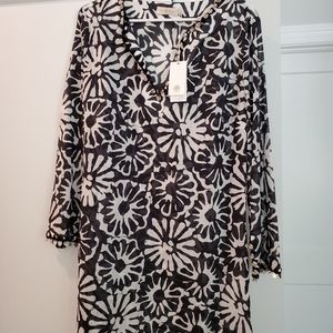 Women's Tory Burch Pomelo Floral Beach Tunic